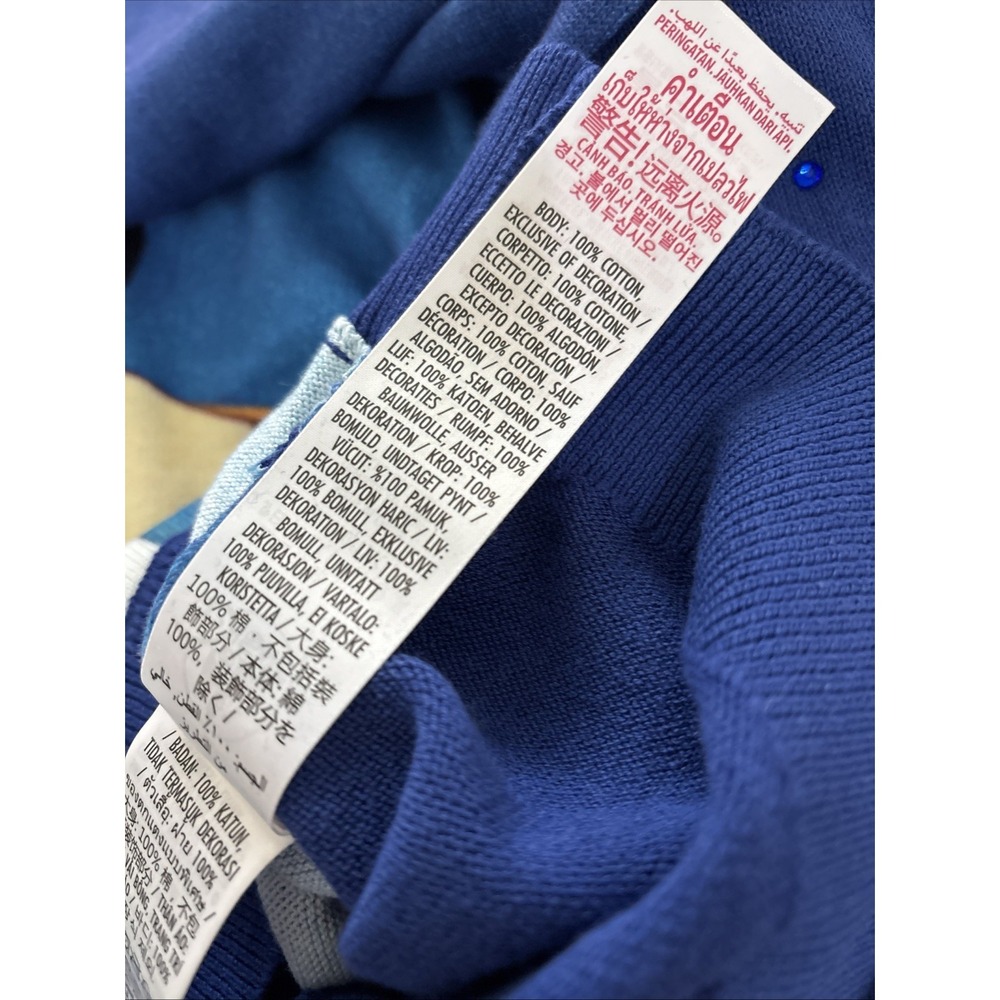 Disney Parks Cinderella 75th Anniversary Knit Sweater Blue Crystals Sz 1X NWT - Picture 7 of 10